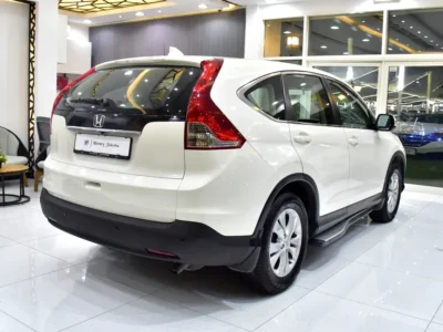 2013 Honda CR-V EX 4 Cylinders petrol Engine White Beige SUV GCC Specs Automatic