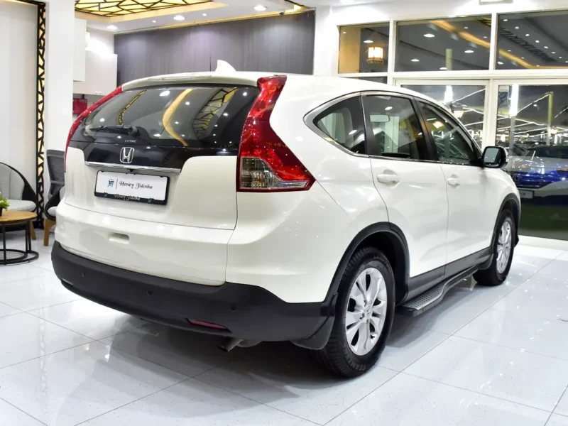 2013 Honda CR-V EX 4 Cylinders petrol Engine White Beige SUV GCC Specs Automatic