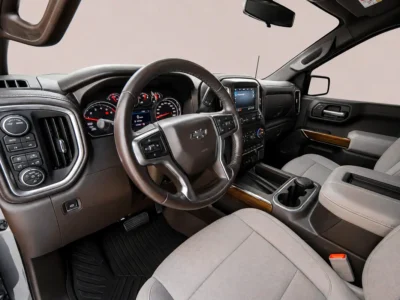 2021 Chevrolet Silverado 2500 HD 8 Cylinders petrol Engine Grey White Pickup Truck GCC Specs
