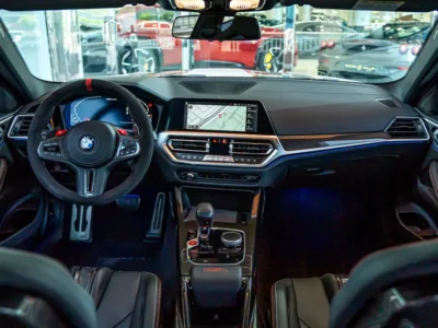 2023 BMW M4 CS S58 3.0L Twin-Turbo Inline-6 Petrol Engine White Black Coupe GCC Specs