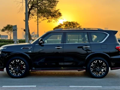2023 Nissan Patrol Nismo 5.6 Litres V8 Petrol Engine Black Red SUV GCC Specs Pristine Condition