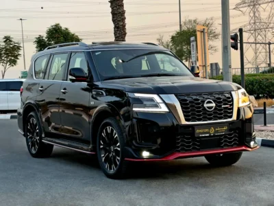 2023 Nissan Patrol Nismo 5.6 Litres V8 Petrol Engine Black Red SUV GCC Specs Pristine Condition