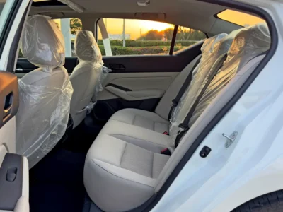 2025 Nissan Altima SV 4 Cylinders Petrol Engine White Beige Sedan GCC Specs Automatic