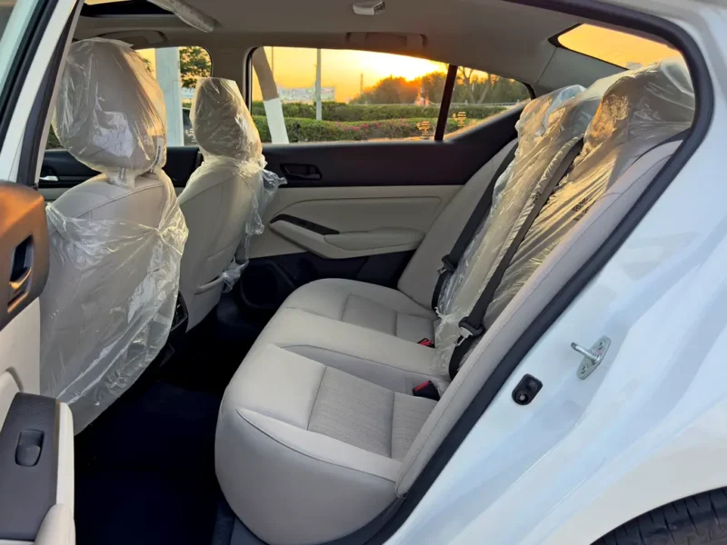 2025 Nissan Altima SV 4 Cylinders Petrol Engine White Beige Sedan GCC Specs Automatic