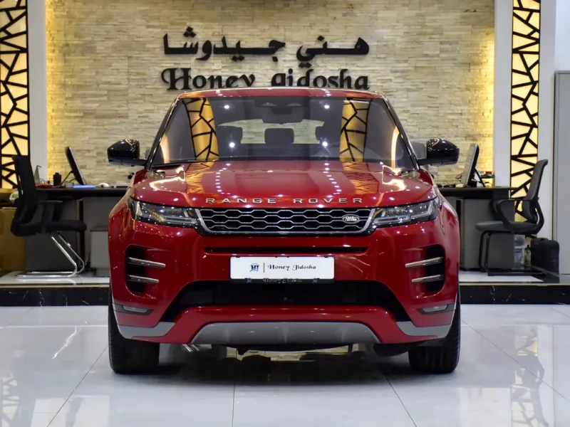 2021 Land Rover Range Rover Evoque R-Dynamic HSE 4 Cylinders Engine Red Maroon Crossover