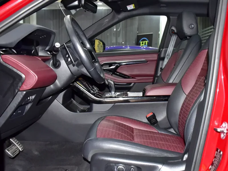 2021 Land Rover Range Rover Evoque R-Dynamic HSE 4 Cylinders Engine Red Maroon Crossover