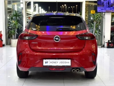 2023 Opel Corsa Elegance Plus 3 Cylinders Petrol Engine Red Black Hatchback GCC Specs