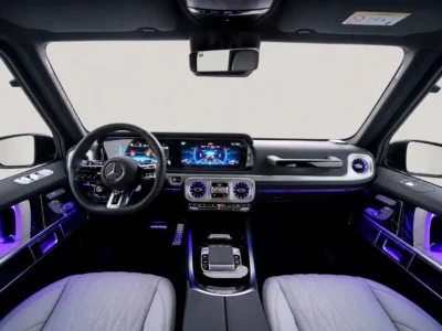 2026 Mercedes-Benz G-Class G 63 AMG 4.0 Litres V8 Biturbo Petrol Engine Grey White SUV GCC Specs