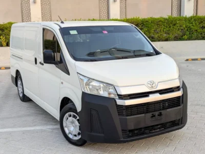 2021 Toyota Hiace Panel Van 2.7L 4-cylinder Petrol Engine White Grey Van Manual GCC Specs