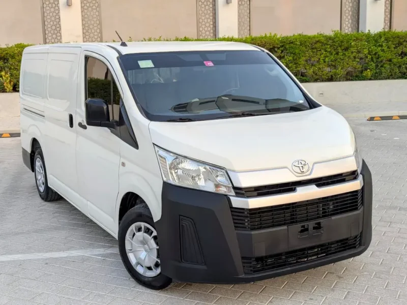2021 Toyota Hiace Panel Van 2.7L 4-cylinder Petrol Engine White Grey Van Manual GCC Specs