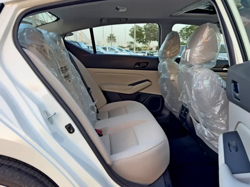 2025 Nissan Altima SV 4 Cylinders Petrol Engine White Beige Sedan GCC Specs Automatic