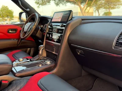 2023 Nissan Patrol Nismo 5.6 Litres V8 Petrol Engine Black Red SUV GCC Specs Pristine Condition
