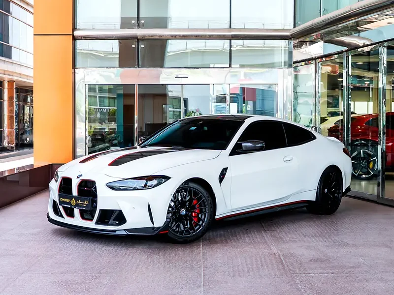 2023 BMW M4 CS S58 3.0L Twin-Turbo Inline-6 Petrol Engine White Black Coupe GCC Specs