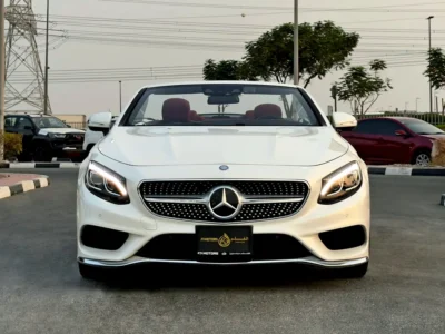 2017 Mercedes-Benz S-Class S 550 AMG 8 Cylinders Petrol Engine White Red Convertible