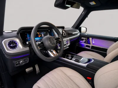2026 Mercedes-Benz G-Class G 63 AMG 4.0 Litres V8 Biturbo Petrol Engine Grey White SUV GCC Specs