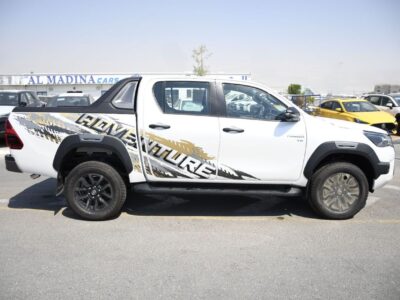 2026 Toyota Hilux Adventure 4.0 Litres V6 Petrol Engine White Black Pickup Truck GCC Specs