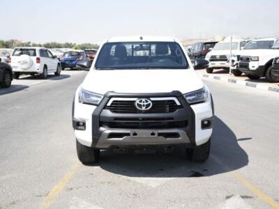 2026 Toyota Hilux Adventure 4.0 Litres V6 Petrol Engine White Black Pickup Truck GCC Specs