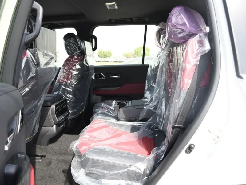 2026 Toyota Land Cruiser VXR 3.5 Litres 6 Cylinders Petrol Engine White Red SUV GCC Specs Full Option