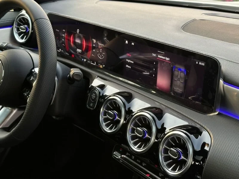 2026 Mercedes-Benz CLA 200 1.3liter Turbocharged 4 Cylinders Petrol Engine White Black Sedan