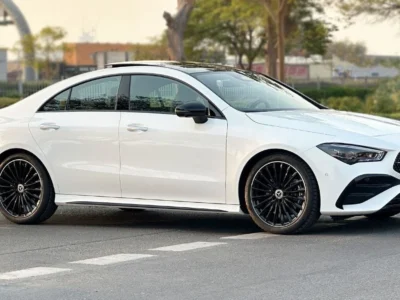 2026 Mercedes-Benz CLA 200 1.3liter Turbocharged 4 Cylinders Petrol Engine White Black Sedan