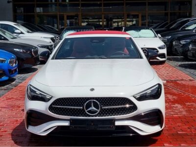 2026 Mercedes-Benz CLE 200 Cabriolet 2.0-liter Turbocharged 4-Cylinder White Red Convertible