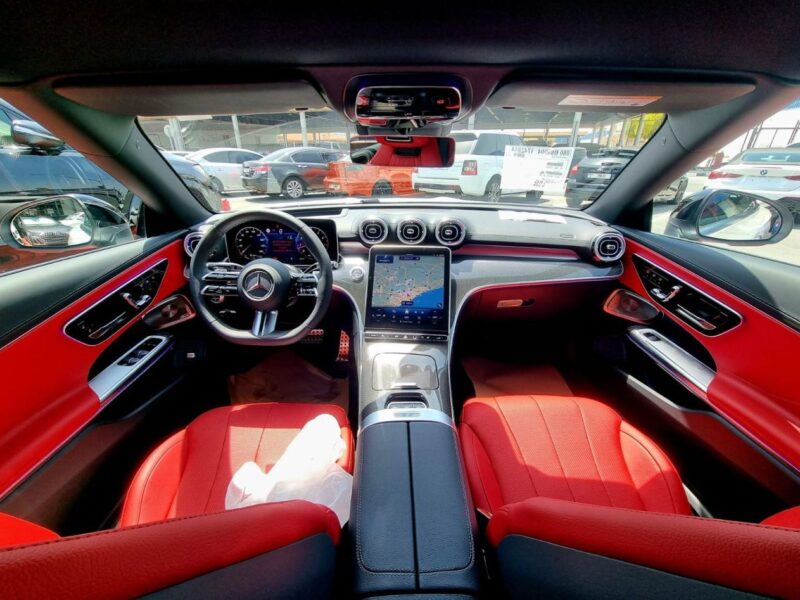 2026 Mercedes-Benz CLE 200 Cabriolet 2.0-liter Turbocharged 4-Cylinder White Red Convertible