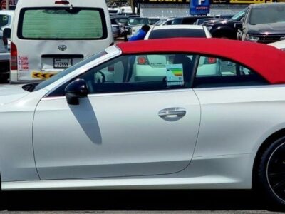 2026 Mercedes-Benz CLE 200 Cabriolet 2.0-liter Turbocharged 4-Cylinder White Red Convertible