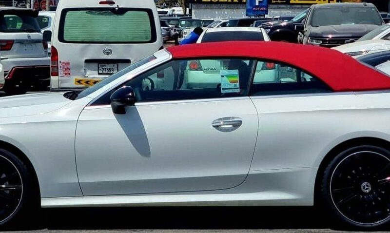 2026 Mercedes-Benz CLE 200 Cabriolet 2.0-liter Turbocharged 4-Cylinder White Red Convertible