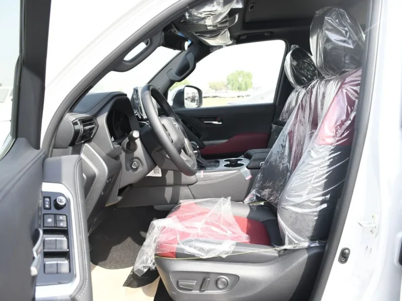 2026 Toyota Land Cruiser VXR 3.5 Litres 6 Cylinders Petrol Engine White Red SUV GCC Specs Full Option