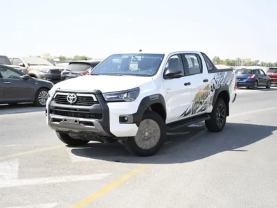 2026 Toyota Hilux Adventure 4.0 Litres V6 Petrol Engine White Black Pickup Truck GCC Specs