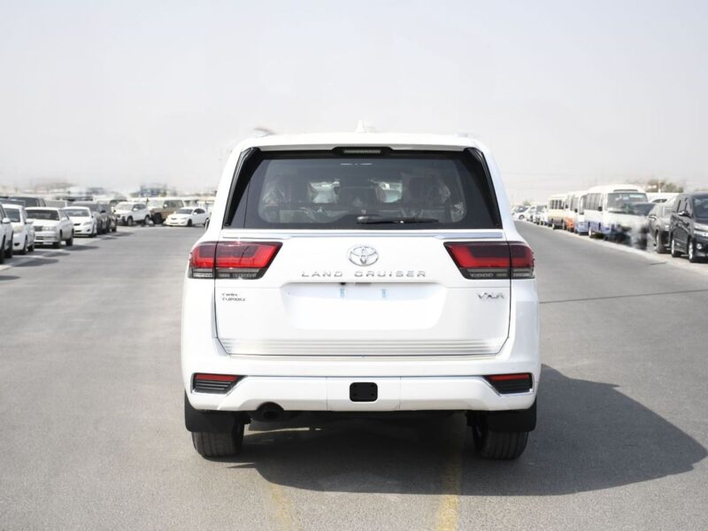 2026 Toyota Land Cruiser VXR 3.5 Litres 6 Cylinders Petrol Engine White Red SUV GCC Specs Full Option