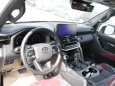2026 Toyota Land Cruiser VXR 3.5 Litres 6 Cylinders Petrol Engine White Red SUV GCC Specs Full Option