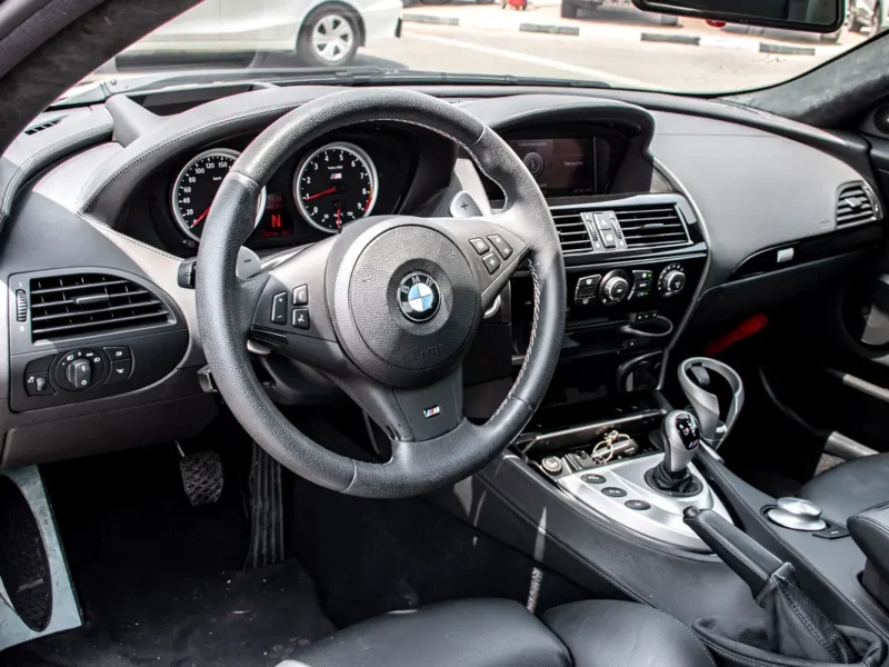 2007 BMW M6 Coupe 10 Cylinders Petrol Engine Red Black Coupe Japanese Specs Automatic