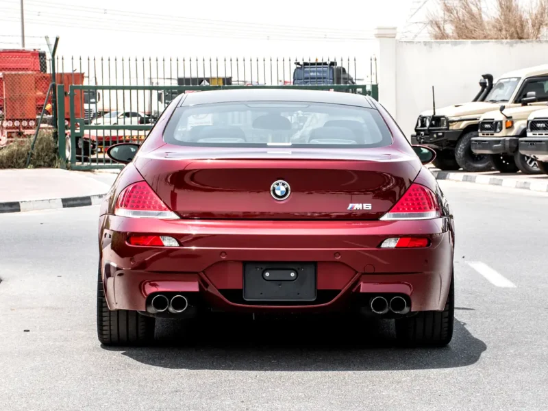 2007 BMW M6 Coupe 10 Cylinders Petrol Engine Red Black Coupe Japanese Specs Automatic