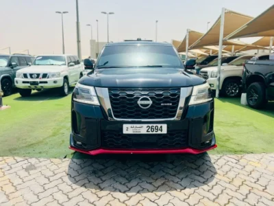 2019 Nissan Armada SL 5.6 Litres 8 Cylinders Petrol Engine Black Red SUV American Specs
