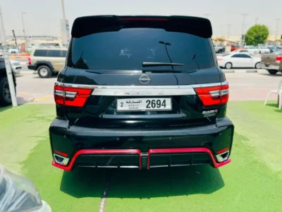 2019 Nissan Armada SL 5.6 Litres 8 Cylinders Petrol Engine Black Red SUV American Specs