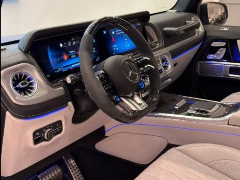 2026 Mercedes-Benz G 63 AMG 4.0-liter Twin-Turbo V8 Petrol Engine Blue Beige SUV GCC