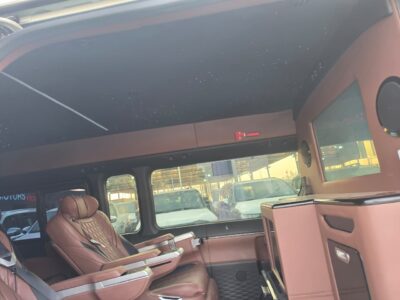 2026 Toyota HIACE VIP 3.5-liter V6 Petrol Engine White Brown Van GCC Specs Automatic