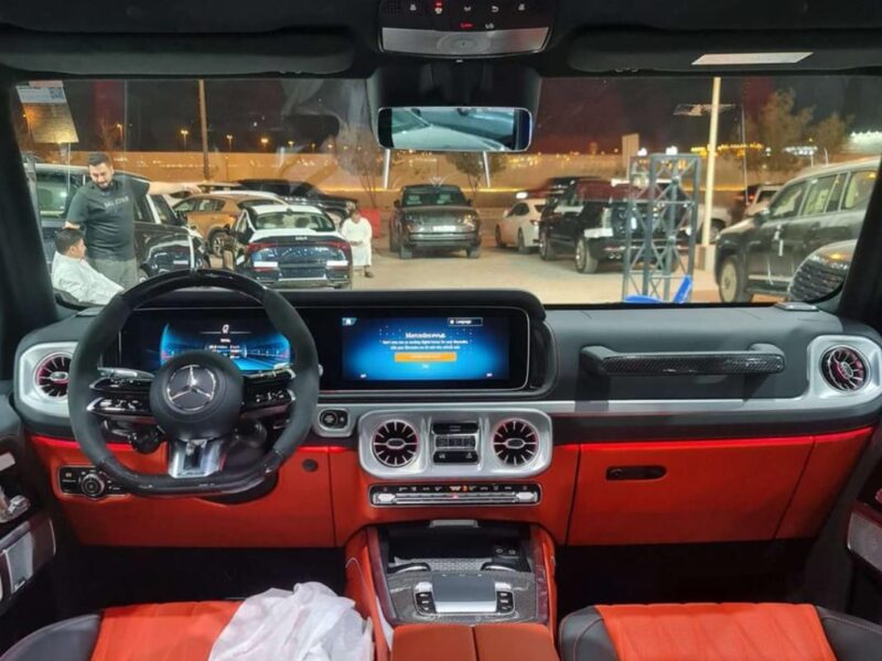 2026 Mercedes-Benz G 63 AMG 4.0-liter Twin-Turbo V8 Petrol Engine Black Red SUV GCC