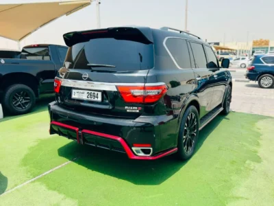 2019 Nissan Armada SL 5.6 Litres 8 Cylinders Petrol Engine Black Red SUV American Specs