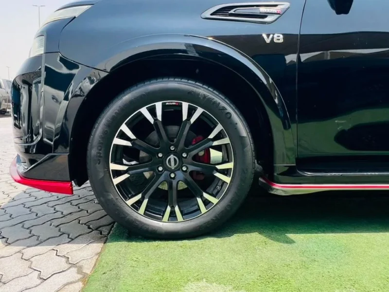 2019 Nissan Armada SL 5.6 Litres 8 Cylinders Petrol Engine Black Red SUV American Specs