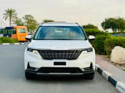 2022 Kia Carnival 3.5 Litres 6 Cylinders Petrol Engine White Tan SUV GCC Specs Full Option