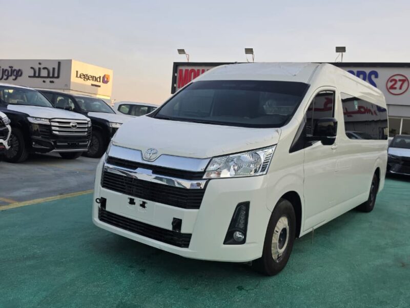 2026 Toyota HIACE VIP 3.5-liter V6 Petrol Engine White Brown Van GCC Specs Automatic