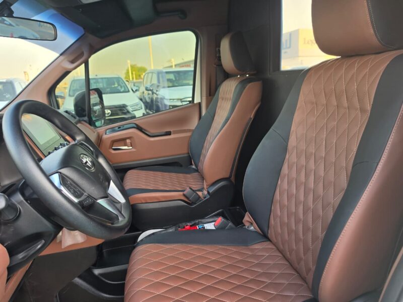 2026 Toyota HIACE VIP 3.5-liter V6 Petrol Engine White Brown Van GCC Specs Automatic