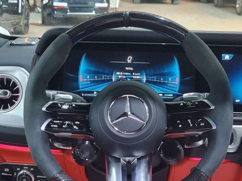 2026 Mercedes-Benz G 63 AMG 4.0-liter Twin-Turbo V8 Petrol Engine Black Red SUV GCC
