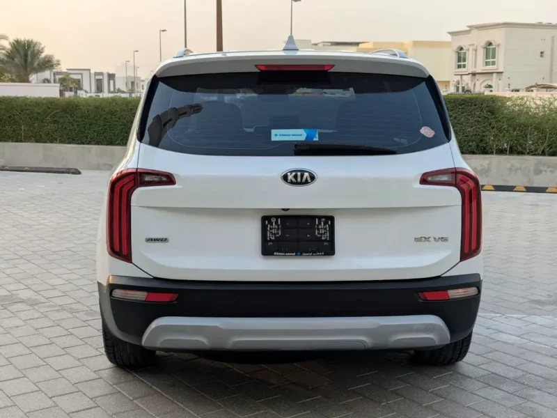 2021 Kia Telluride EX 3.8 Litres V6 Petrol Engine White Beige SUV GCC Specs Excellent Condition