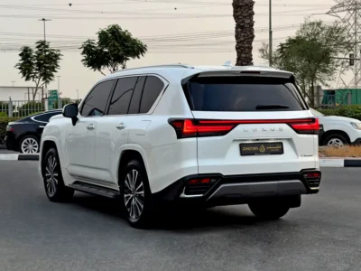 2025 Lexus LX-Series LX 600 Prestige 3.5L Twin-Turbo V6 Petrol Engine White Tan SUV GCC Specs