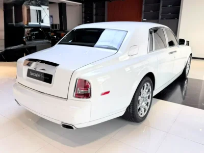 2014 Rolls-Royce Phantom Standard V12 Petrol Engine White Beige Sedan American Specs Automatic