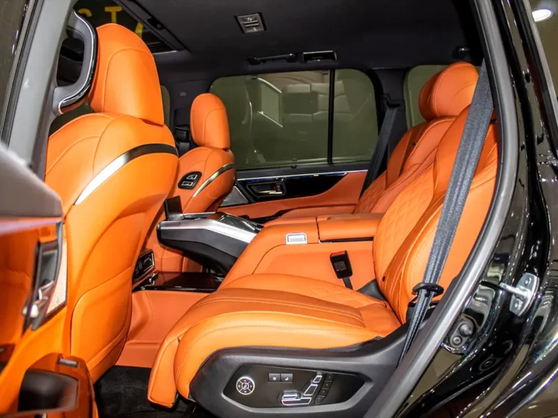 2023 Toyota Land Cruiser VXR 6 Cylinders Petrol Engine Black Orange SUV VIP Seats Upgraded GCC