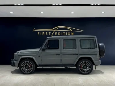 2025 Mercedes-Benz G-Class G 63 AMG 4.0L V8 Biturbo Petrol Engine Grey Red SUV GCC Specs